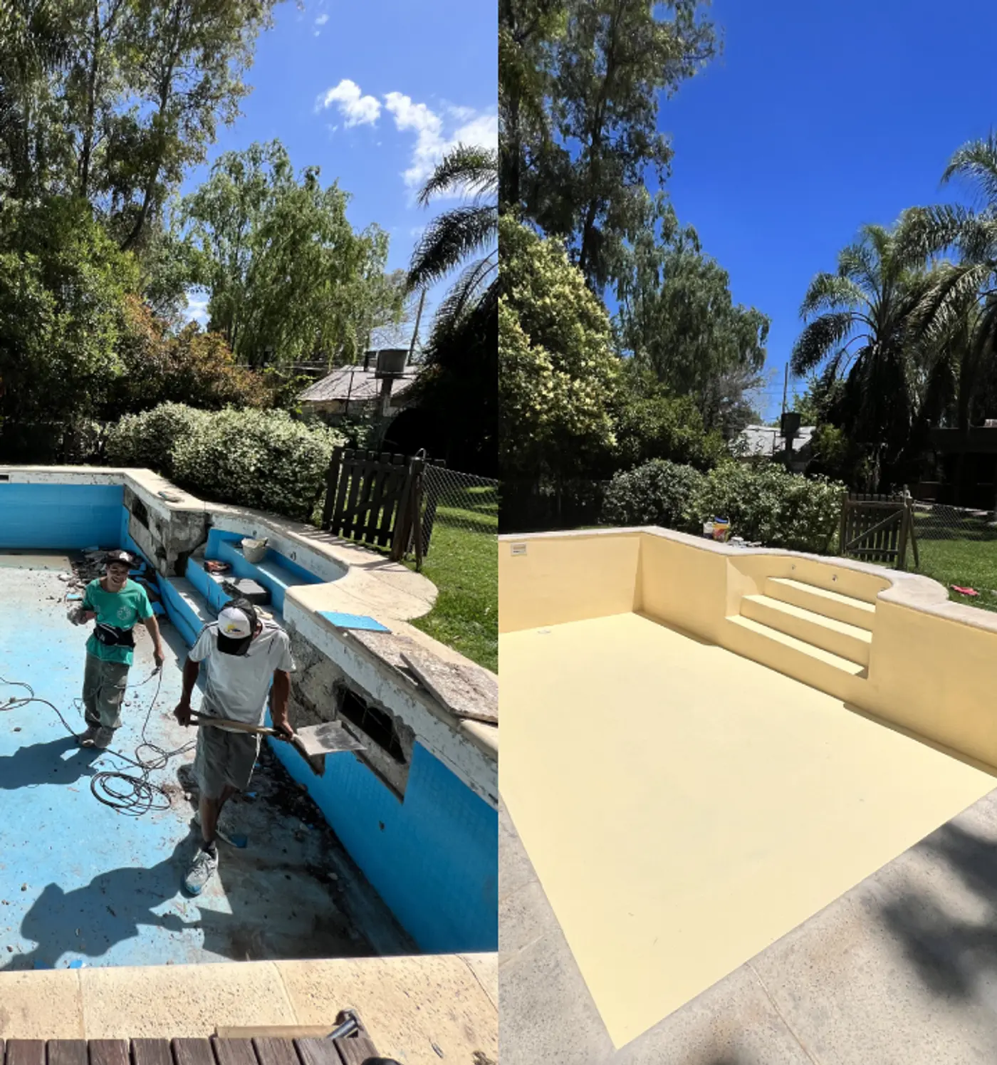 Reparación de equipo de piscina